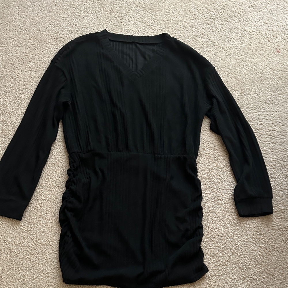 Chic Black Long Sleeve Dress